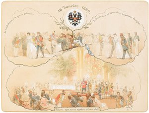 Ball Talvipalatsin heraldisessa salissa, 1889