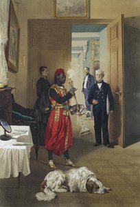 Suuren palatsin aula Tsarskoje Selossa, 1865 tekijältä Mihaly von Zichy