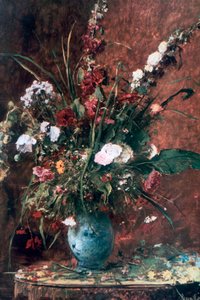 Suuri kukka-asetelma, 1881