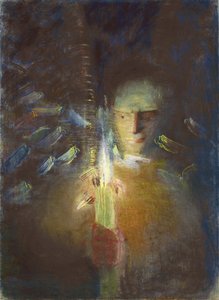 Totuus-osa Ciurlionis, Mikalojus Konstantinas (1875-1911). Pastelli paperille, koko: 91x66,8