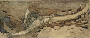 Demoni masentunut, 1901 tekijältä Mikhail Aleksandrovich Vrubel
