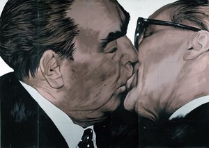 Veljellinen suudelma (öljy kankaalle) tekijältä Mikhail Aleksandrovich Vrubel