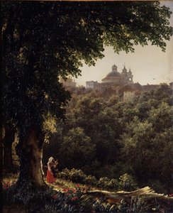 Ariccia lähellä Roomaa, 1836