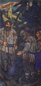 Suurruhtinas Vladimir I. Svjatoslavitš Triptyykki, sivupaneeli, 1920-luku