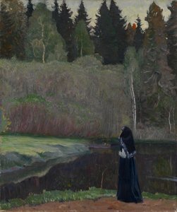Satakieli laulaa, 1918 tekijältä Mikhail Vasilievich Nesterov