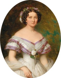 Kreivitär Maria Gabriella Josepha Anna Szápáryn muotokuva 1834-1912, os Atzél de Borosjenö, 1857.