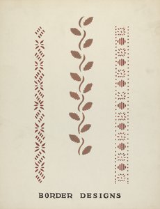 Reunusmallit ehdotetusta portfoliosta "Maine Wall Stencils"