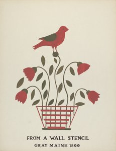 Grayn suunnittelu, Maine 1800 (nro 2): Ehdotetusta portfoliosta "Maine Wall Stencils"