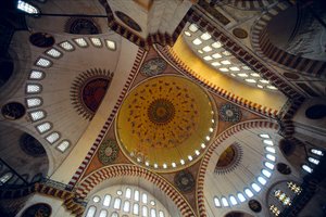 Süleymaniye-moskeijan sisätilat