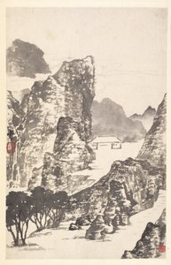 Maisema Mi Fun jälkeen, 1788. tekijältä Min Zhen