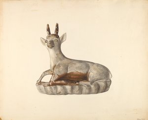 Deer Figurine, c. 1938.