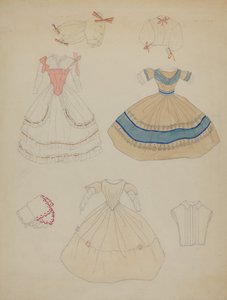 Nukke ja vaatekaappi, c. 1936.