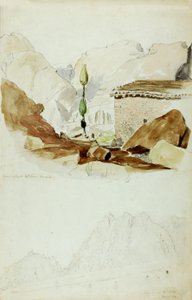Elian luostari, Siinaivuori, 1844. tekijältä Miner Kilbourne Kellogg