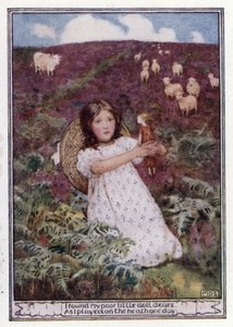 Kadonnut nukke. Charles Kingsley (väri litho)