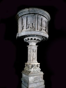 Renessanssitaide: Pasquino di Matteon (1425-1485) tuoli, Mino da Fiesolen (1429-1484) ja Antonio Rossellinon (1427-1479) kuvanveistämä (valkoista marmoria oleva saarnatuoli (1469-1473) ja reliefeillä Antonio Rossellino ja Mino Rossellino Fiesole)