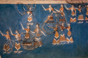 Sacred Grove ja tanssifresco tekijältä Minoan