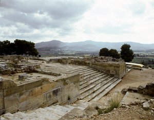 Näkymä Phaistoksen raunioista, 2700-1200 eKr tekijältä Minoan