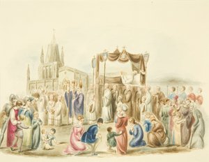 William Canyngesin hautajaiset St Mary Redcliffen ulkopuolella
