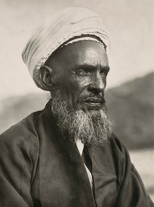 Imperiumin rakentaminen fasismin aikana: muslimipäällikkö, 09/05/1936 (s/w-kuva). tekijältä Modestino Baldinetti