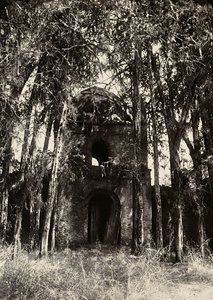 Imperiumin rakentaminen fasistisella aikakaudella: sisäänkäynti kuningas Fasilin huvitaloon, 9.5.1936 (mv/v kuva) tekijältä Modestino Baldinetti