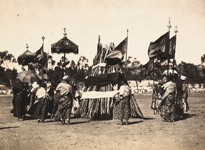 Imperiumin rakentaminen fasistisella aikakaudella: festivaali, damerà, 5.9.1936 (mv/w kuva) tekijältä Modestino Baldinetti