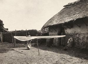 Imperiumin rakentaminen fasistisella aikakaudella: kudontavalmistelut, 9.5.1936 (mv/v kuva) tekijältä Modestino Baldinetti