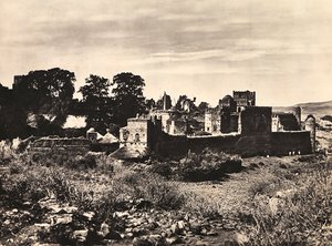 Imperiumin rakentaminen fasistisella aikakaudella: Kuningas Fasiladasin linna Gondarissa, Etiopiassa, 9.5.1936 (m/v kuva) tekijältä Modestino Baldinetti