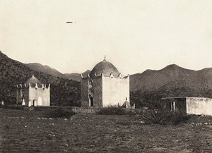 Imperiumin rakentaminen fasismin aikana: pyhien muslimien hauta, 09/05/1936 (s/w-kuva) tekijältä Modestino Baldinetti