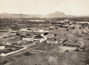 Imperiumin rakentaminen fasistisella aikakaudella: näkymä Agordatista, 9.5.1936 (mv/v kuva) tekijältä Modestino Baldinetti