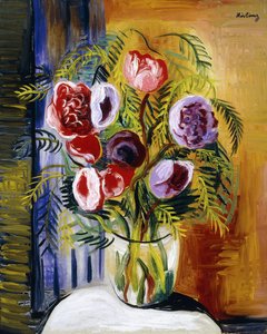 Kukkia maljakossa tekijältä Moise Kisling