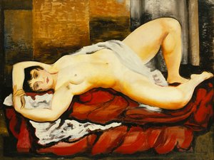 Alaston valkoisessa lakanassa; Nu Couche au Drap Blanc (Nu Couche au Drap Blanc)