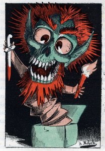 Allegoria sosiaalisesta vaarasta 1800-luvulla tekijältä Moloch