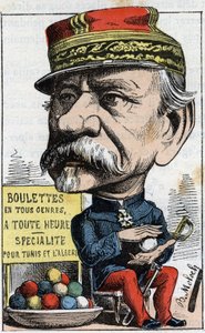 Muotokuva Jean Joseph Frederic Albert Farresta (1816-1887), ranskalainen sotilas, hänet nimitettiin kenraaliksi vuonna 1870 ja sotaministeriksi tekijältä Moloch