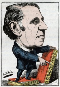 Muotokuva Louis Blancista (1811 - 1882), ranskalaisesta poliitikosta ja historioitsijasta tekijältä Moloch