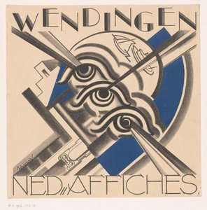 Disseny de portada per a: Wendingen, 1931 finlandès