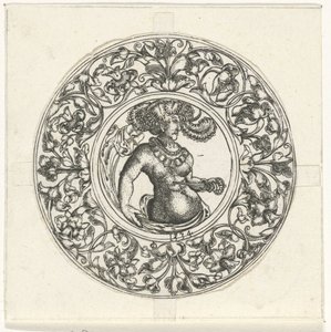 Pyöreä toppi Lucretialla tekijältä Monogrammist CG (Duitsland)