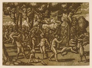 Putti leikkii Rafaelin jälkeen, 1544. tekijältä Monogrammist NDB