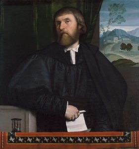 Miehen muotokuva, n. 1520-25. tekijältä Moretto da Brescia