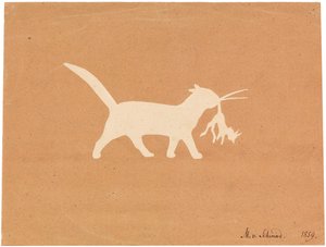The Sacred PagCat pikkupaholainen, 1859. e Esitetty Journal of Sentimental Travels in the Southern Provinces ..., 1821. tekijältä Moritz Ludwig von Schwind