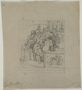 Thulen kuningas, 1800-luvun toinen tai kolmas neljännes. tekijältä Moritz Ludwig von Schwind