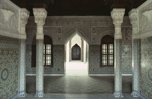 Sisäkuva Thamiel glaouin Kasbahista tekijältä Moroccan School
