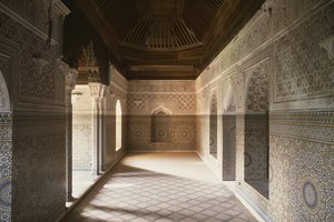 Sisäkuva Thamiel glaouin Kasbahista tekijältä Moroccan School