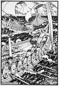 "The Coming of the Northmen", 1913.