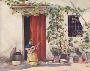 Piha, Sevilla, 1903. tekijältä Mortimer L Menpes