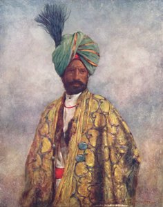 "Kashmirilainen sotilas", 1903 tekijältä Mortimer L Menpes