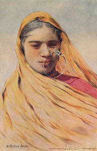 "A Native Bride", 1920-luku. tekijältä Mortimer L Menpes
