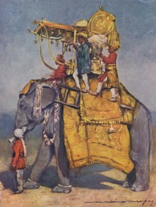 "Valtionnorsu kaikissa ansaissa", 1903 tekijältä Mortimer L Menpes