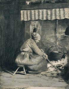 "An Old Fashioned Hearth", 1903