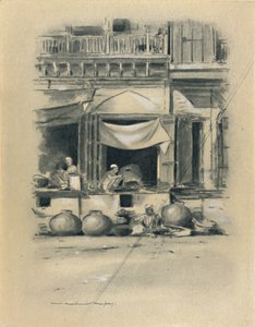 Basaari Delhissä, 1903 tekijältä Mortimer L Menpes
