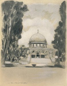 "Omarin moskeija, Jerusalem", 1903 tekijältä Mortimer L Menpes